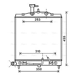 AVA Radiator AVA QUALITY COOLING KA2163 OE Ref 2531007532