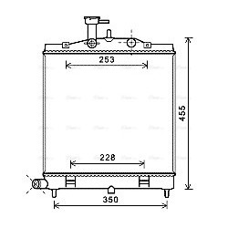 AVA Radiator AVA QUALITY COOLING KA2171 OE Ref 2531007600