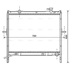AVA Radiator AVA QUALITY COOLING KA2180 OE Ref 253103E810