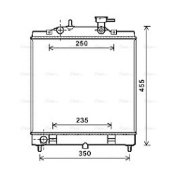 AVA Radiator AVA QUALITY COOLING KA2182 OE Ref 2531007210