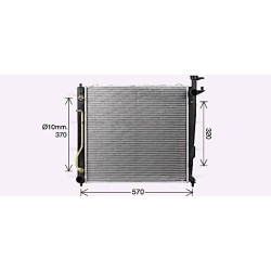 AVA Radiator AVA QUALITY COOLING KA2304 OE Ref 253102P360