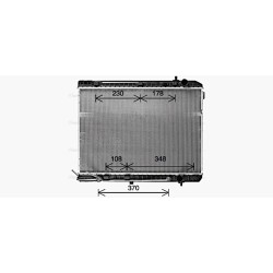 AVA Radiator AVA QUALITY COOLING KA2333 OE Ref 253104D300