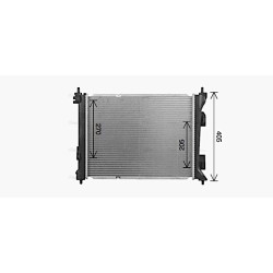 AVA Radiator AVA QUALITY COOLING KA2343 OE Ref 25310H8300 AVA QUALITY COOLING