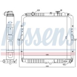 AVA Radiator AVA QUALITY COOLING KA2347 OE Ref 0K63K-15200C