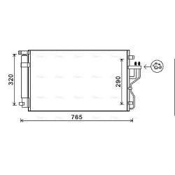 AC Condenser AVA QUALITY COOLING KA5153D OE Ref 976062S501