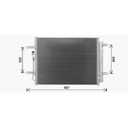 AC Condenser AVA QUALITY COOLING KA5311D OE Ref 97606G2000