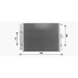 AVA AC Condenser AVA QUALITY COOLING KA5316D OE Ref 97606B2500
