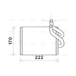 AVA Heater Matrix AVA QUALITY COOLING KA6170 OE Ref 97227-3E000