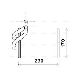 AVA Heater Matrix AVA QUALITY COOLING KA6203 OE Ref 972273E500