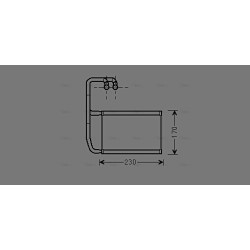 AVA Heater Matrix AVA QUALITY COOLING KA6278 OE Ref 971382F005