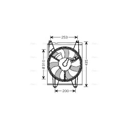 AVA Radiator Fan AVA QUALITY COOLING KA7513 OE Ref 977352F000