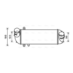 Intercooler AVA QUALITY COOLING KAA4212 OE Ref 282712F000