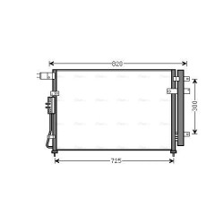 AVA AC Condenser AVA QUALITY COOLING KAA5138D OE Ref 97606-4D000