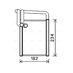 AVA Heater Matrix AVA QUALITY COOLING KAA6259 OE Ref 971382G000