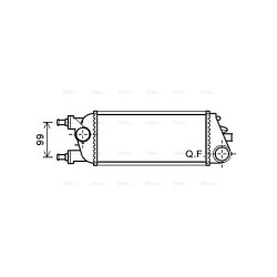 AVA Intercooler AVA QUALITY COOLING LC4100 OE Ref 51837873