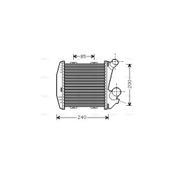 Intercooler AVA QUALITY COOLING MCA4004 OE Ref 0002490V005