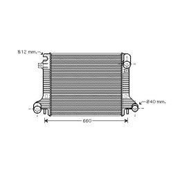 Radiator MERCEDES 973 500 08 03 AVA QUALITY COOLING ME2206 OE Ref A9735000803