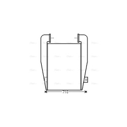 Intercooler MERCEDES 6285003400 AVA QUALITY COOLING ME4241 OE Ref 6285004600