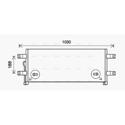 AC Condenser MERCEDES 9605001454 AVA QUALITY COOLING ME5293 OE Ref A9605001454