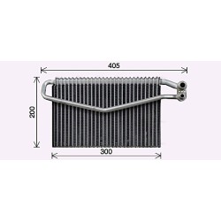 AC Evaporator MERCEDES 001 830 49 58 AVA QUALITY COOLING MEV310 OE Ref 001 830 84 58