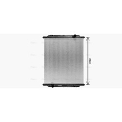 Radiator MAN 81061016514 AVA QUALITY COOLING MN2108N OE Ref 81061016527