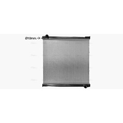 AVA Radiator MAN,NEOPLAN 1078079 AVA QUALITY COOLING MN2109N OE Ref 81061016480