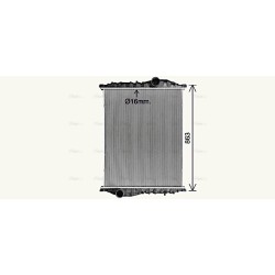 AVA Radiator MAN,NEOPLAN,SOLARIS 81.06101.6451 AVA QUALITY COOLING MN2110N OE Ref 81.06101.6479