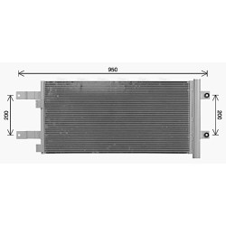 AC Condenser MAN 81619206041 AVA QUALITY COOLING MN5140D OE Ref 81619206041