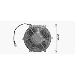 AVA Fan Clutch  MAN A4,DUCATO 51066007049 AVA QUALITY COOLING MNC130 OE Ref 51066300133