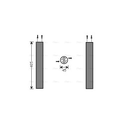 AC Dryer MAN 81.61910.6017 AVA QUALITY COOLING MND079 OE Ref 81.61910.6023