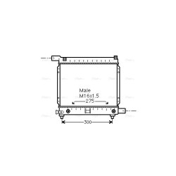 AVA Radiator AVA QUALITY COOLING MS2064 OE Ref 2015003803