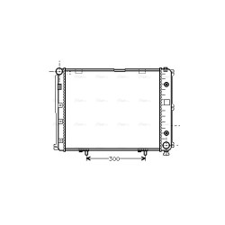 AVA Radiator AVA QUALITY COOLING MS2068 OE Ref 1245009503