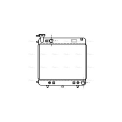 AVA Radiator AVA QUALITY COOLING MS2122 OE Ref 22.522