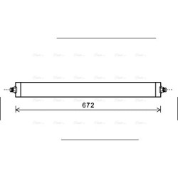 AVA Engine Oil Cooler AVA QUALITY COOLING MS3531 OE Ref A6395010501