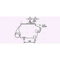 AVA Intercooler AVA QUALITY COOLING MS4699 OE Ref 2750901814