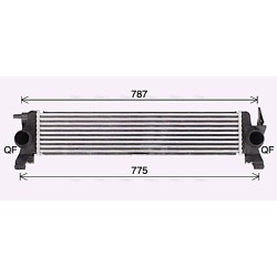 AVA Intercooler AVA QUALITY COOLING MS4720 OE Ref A4475010501
