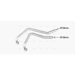 Heater Matrix AVA QUALITY COOLING MS6780 OE Ref A0998300061 AVA QUALITY COOLING