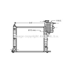 AVA Radiator AVA QUALITY COOLING MSA2264 OE Ref 6385011601