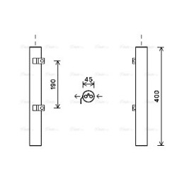 AC Dryer AVA QUALITY COOLING MSD600 OE Ref A251 835 00 47