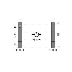 AVA AC Dryer AVA QUALITY COOLING MSD665 OE Ref A0028350947