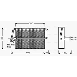 AVA AC Evaporator AVA QUALITY COOLING MSV272 OE Ref 210 830 09 58
