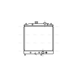 AVA Radiator AVA QUALITY COOLING MT2068 OE Ref MB660386