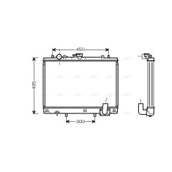 AVA Radiator AVA QUALITY COOLING MT2161 OE Ref MR281023