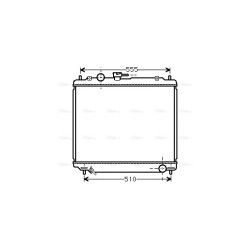 AVA Radiator AVA QUALITY COOLING MT2181 OE Ref MB890954