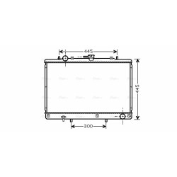 AVA Radiator AVA QUALITY COOLING MT2188 OE Ref MR127853