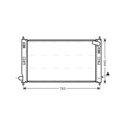 AVA Radiator AVA QUALITY COOLING MT2201 OE Ref 1330T2