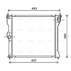 AVA Radiator AVA QUALITY COOLING MT2243 OE Ref 1350A319