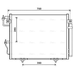 AVA AC Condenser AVA QUALITY COOLING MT5231D OE Ref 7812A156