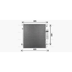 AVA AC Condenser AVA QUALITY COOLING MT5290D OE Ref 7812A341