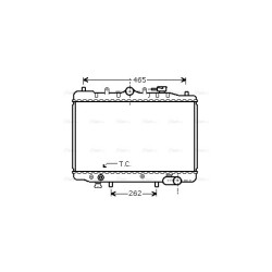 AVA Radiator AVA QUALITY COOLING MZ2024 OE Ref B63115200